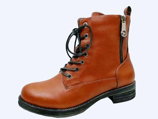 Good price Lady PU Boots/Laces Up/PVC durable Outsole online