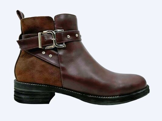 Good price Lady PU Boots/Laces Up/PVC durable Outsole online