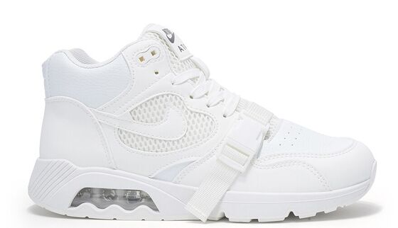 Good price Men's High Top Sneakers Adjustable Strap Air Cushion Training Shoes online