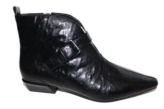 Good price Women's Black Leather Mid-Calf Boots online