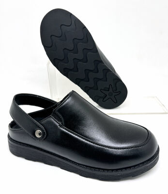 Good price Unisex Convertible Leather Clogs with Back Strap online