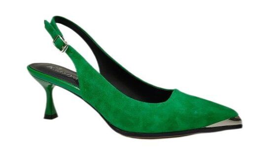 Good price Women Velvet Slingback Pumps Metal Point Toe Wine Glass Heel Sandals Ladies Evening Party High Heels Shoes online