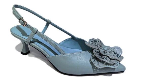 Good price Patent Leather Slingback Pumps Women Pointed Toe Kitten Heel Sandals Elegant Office Formal Dress Heels online