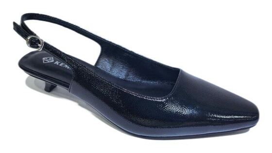 Good price Women Pointed Toe Slingback Flat Pumps Ladies Block Leather Adjustable Buckle Mary Jane Dress Shoes For Daily Office online
