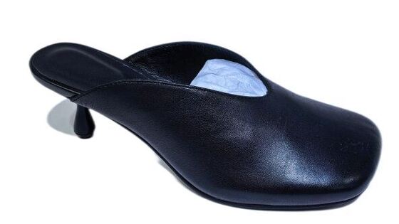 Good price Slingback Pumps Women Square Toe Thin Flared Heel Backless Dress Heels For Evening Party online