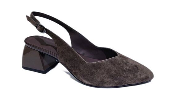 Good price Women Pointed Toe Slide Mules Sandals, Adjustable Buckle Strap Mid Block Heel Open Back Fashion Slides online