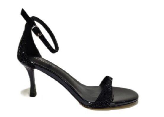 Good price Women Glitter Ankle Strap Stiletto Heel Sandals, Open Toe Thong High Heel Party Dress Shoes online