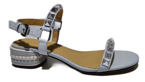 Good price Women Slingback Heel Sandals, Square Open Toe Block Heel Ankle Buckle Summer Dress Shoes online
