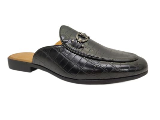 Good price Men Croc Print Horsebit Mules online